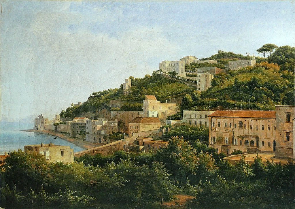 Alexandre Hyacinthe Dunouy - Spiaggia di Mergellina